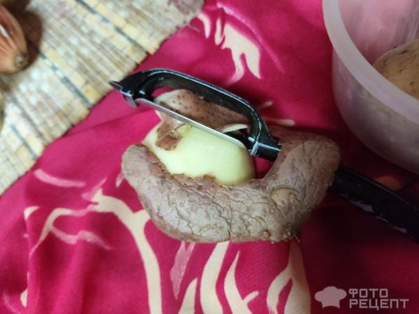 Рецепт: Картошка, тушеная с куриной грудкой - Сочное блюдо