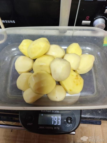 Рецепт: Картошка, тушеная с куриной грудкой - Сочное блюдо