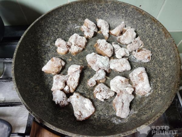 Рецепт: Картошка, тушеная с куриной грудкой - Сочное блюдо