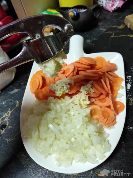 Рецепт: Картошка, тушеная с куриной грудкой - Сочное блюдо