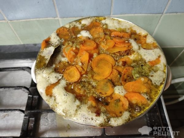 Рецепт: Картошка, тушеная с куриной грудкой - Сочное блюдо