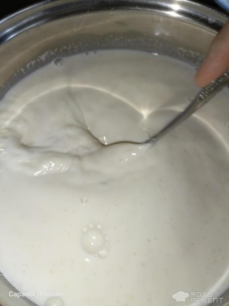 Рецепт: Каша из Полбяной манки - На цельном молоке, со сливочным маслом.