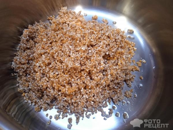 Рецепт: Каша пшеничная с мясом - с курицнй Рецепт: Каша пшеничная с мясом - с курицнй