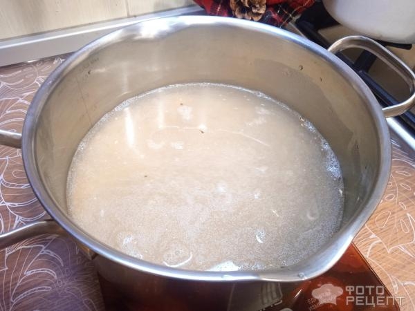 Рецепт: Каша пшеничная с мясом - с курицнй Рецепт: Каша пшеничная с мясом - с курицнй