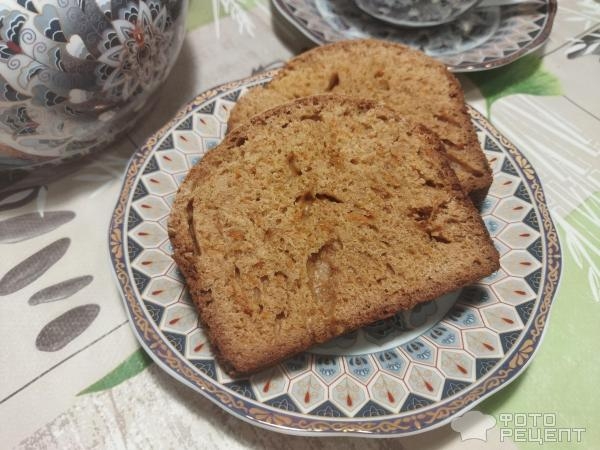 Рецепт: Кекс с морковью - мёдом и сметаной Рецепт: Кекс с морковью - мёдом и сметаной