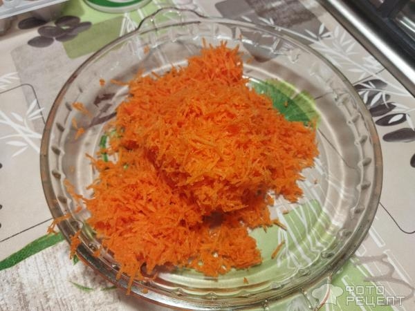 Рецепт: Кекс с морковью - мёдом и сметаной Рецепт: Кекс с морковью - мёдом и сметаной