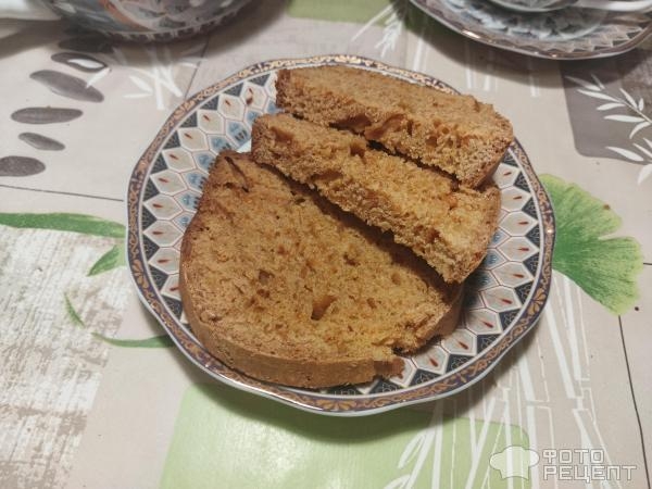 Рецепт: Кекс с морковью - мёдом и сметаной Рецепт: Кекс с морковью - мёдом и сметаной