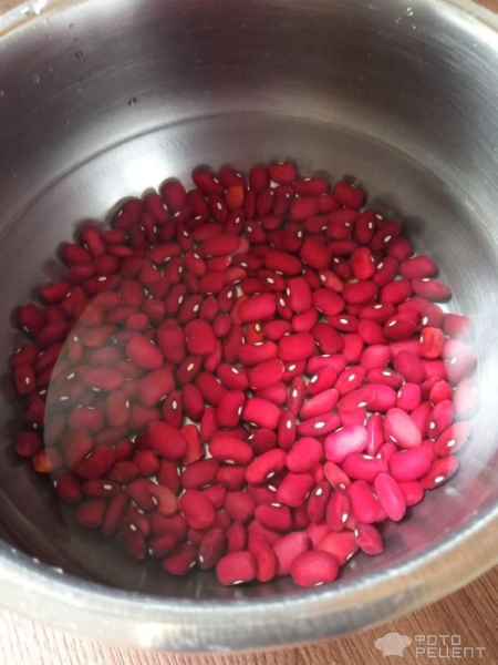 Рецепт: Классический винегрет с квашеной капустой - С красной фасолью Рецепт: Классический винегрет с квашеной капустой - С красной фасолью