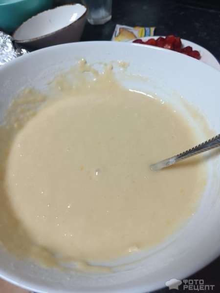 Рецепт: Клубничный пирог - Превосходный десерт, не сладкий Рецепт: Клубничный пирог - Превосходный десерт, не сладкий