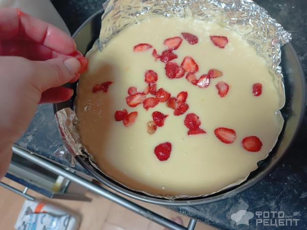 Рецепт: Клубничный пирог - Превосходный десерт, не сладкий Рецепт: Клубничный пирог - Превосходный десерт, не сладкий