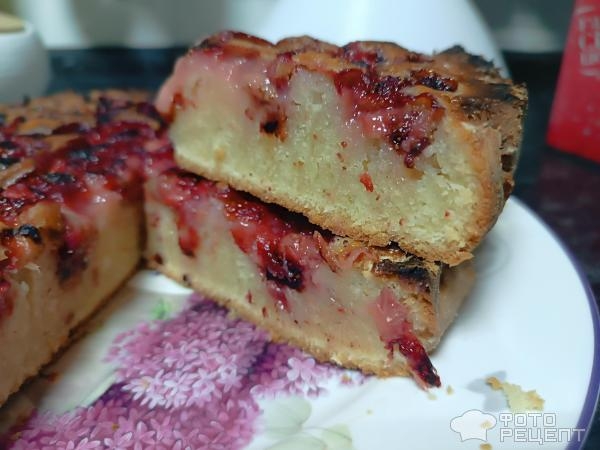 Рецепт: Клубничный пирог - Превосходный десерт, не сладкий Рецепт: Клубничный пирог - Превосходный десерт, не сладкий