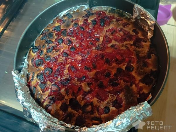 Рецепт: Клубничный пирог - Превосходный десерт, не сладкий Рецепт: Клубничный пирог - Превосходный десерт, не сладкий