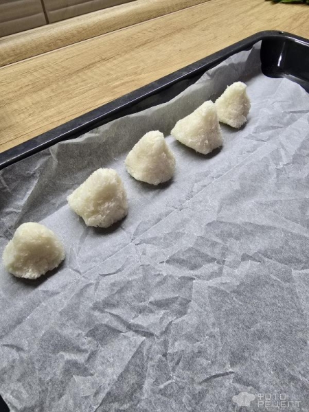 Рецепт: Кокосовое печенье "Кокосанка" пп-вариант - Много белка, мало сахара и очень вкусно при этом!