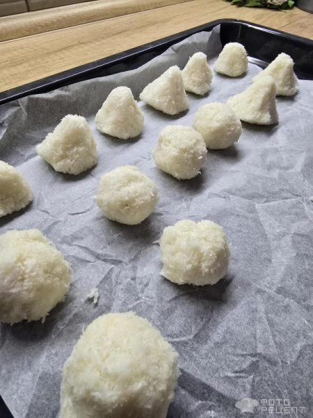 Рецепт: Кокосовое печенье "Кокосанка" пп-вариант - Много белка, мало сахара и очень вкусно при этом!