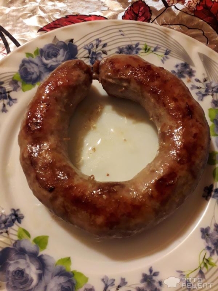 Рецепт: Колбаса домашняя свиная - по-домашнему