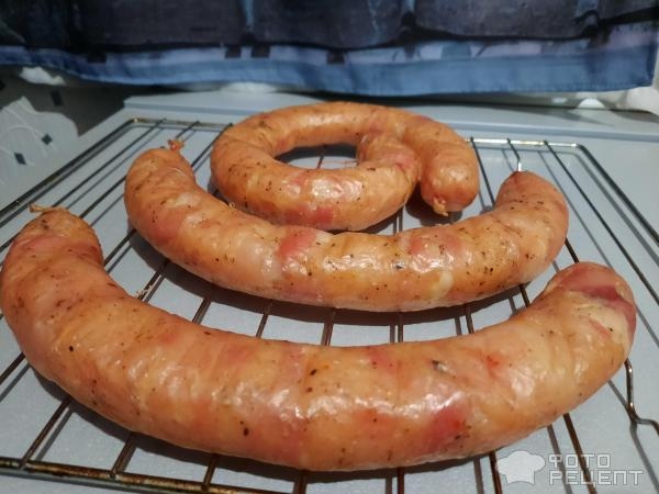 Рецепт: Колбаски куриные - В натуральной оболочке. Рецепт: Колбаски куриные - В натуральной оболочке.