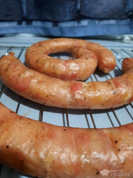 Рецепт: Колбаски куриные - В натуральной оболочке. Рецепт: Колбаски куриные - В натуральной оболочке.