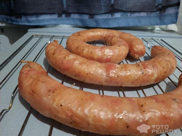 Рецепт: Колбаски куриные - В натуральной оболочке. Рецепт: Колбаски куриные - В натуральной оболочке.