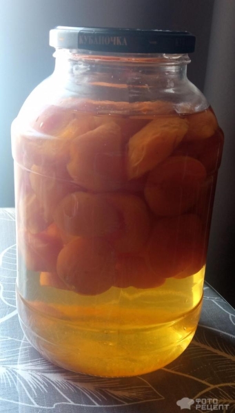 Рецепт: Компот абрикосовый - Из недоспелых абрикосов