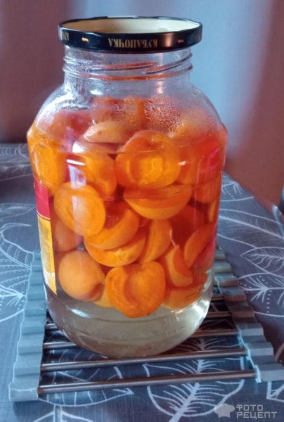 Рецепт: Компот абрикосовый - Из недоспелых абрикосов