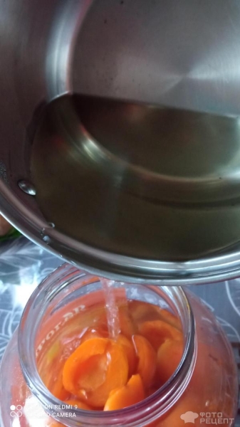 Рецепт: Компот абрикосовый - Из недоспелых абрикосов