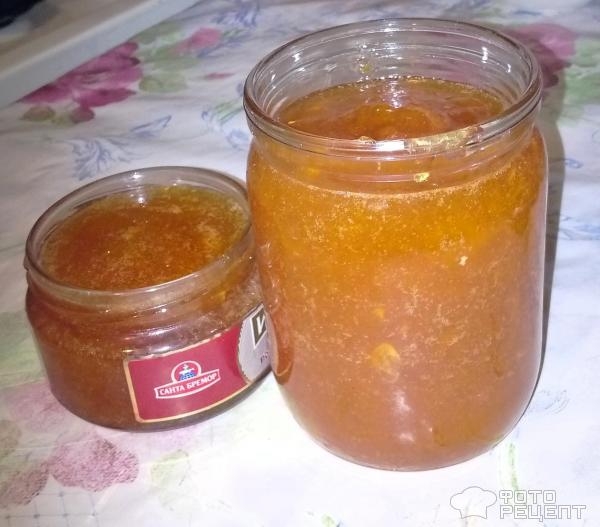 Рецепт: Конфитюр из тыквы - С добавлением хеномелеса.