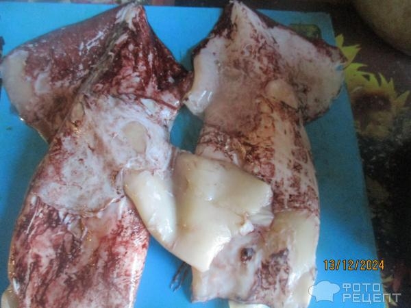 Рецепт: Копченые кальмары - домашний дешевый деликатес Рецепт: Копченые кальмары - домашний дешевый деликатес