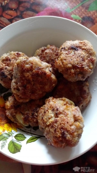 Рецепт: Котлеты из говядины с овощами - С морковью. Рецепт: Котлеты из говядины с овощами - С морковью.