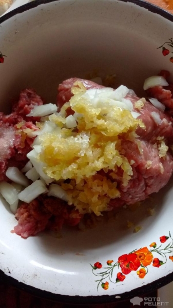 Рецепт: Котлеты из говядины с овощами - С морковью. Рецепт: Котлеты из говядины с овощами - С морковью.