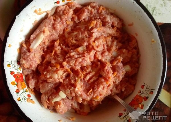 Рецепт: Котлеты из говядины с овощами - С морковью. Рецепт: Котлеты из говядины с овощами - С морковью.