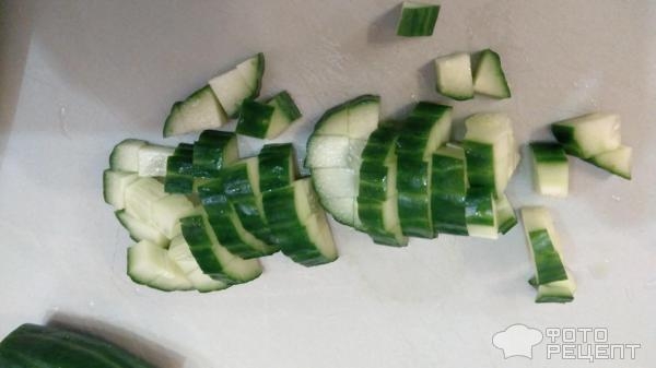 Рецепт: Крабовый салат - без риса Рецепт: Крабовый салат - без риса