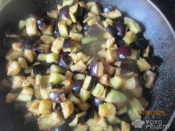 Рецепт: Курица с баклажанами и овощами - в мультиварке Рецепт: Курица с баклажанами и овощами - в мультиварке