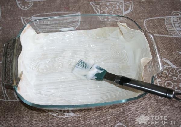 Рецепт: Курицы по-армянски - с лавашем и сметаной