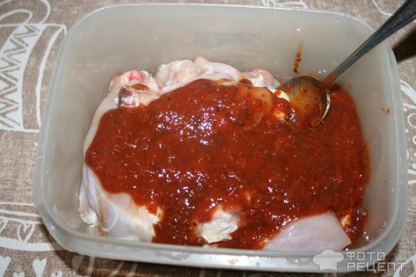 Рецепт: Курицы по-армянски - с лавашем и сметаной