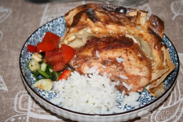 Рецепт: Курицы по-армянски - с лавашем и сметаной