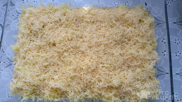 Рецепт: Куриное филе с картофелем в сливочном соусе - с грибами Рецепт: Куриное филе с картофелем в сливочном соусе - с грибами