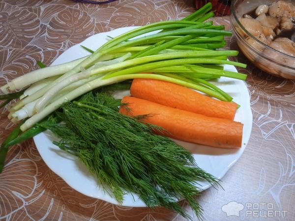 Рецепт: Куриное филе с лесными грибами в сливках - с маслятами