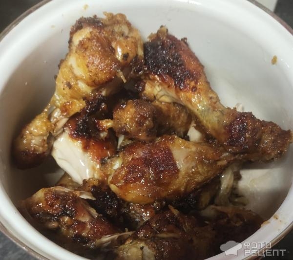 Рецепт: Куриные ножки в медово-соевом соусе - Обжаренные и тушённые Рецепт: Куриные ножки в медово-соевом соусе - Обжаренные и тушённые
