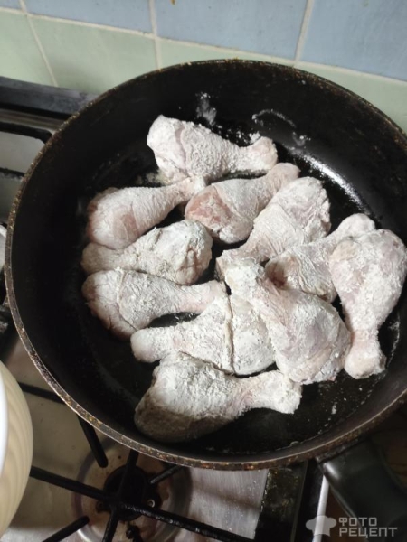 Рецепт: Куриные ножки в медовом соусе с рисом - С соевым соусом