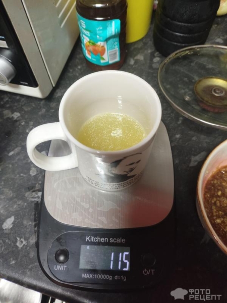 Рецепт: Куриные ножки в медовом соусе с рисом - С соевым соусом