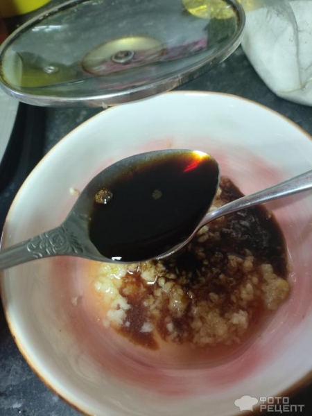 Рецепт: Куриные ножки в медовом соусе с рисом - С соевым соусом