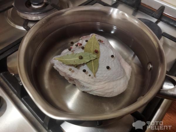 Рецепт: Куриный суп с кускусом - и грибами Рецепт: Куриный суп с кускусом - и грибами