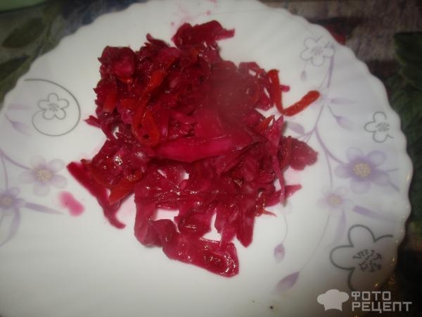 Рецепт: Квашеная капуста витаминная - со свеклой