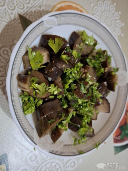 Рецепт: Квашеные баклажаны - С чесноком. Рецепт: Квашеные баклажаны - С чесноком.