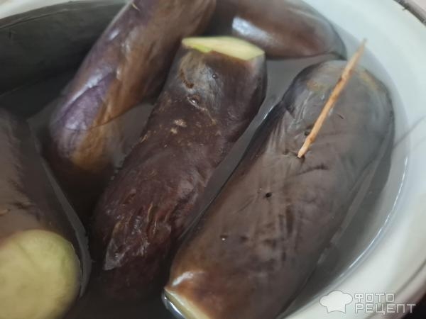 Рецепт: Квашеные баклажаны - С чесноком. Рецепт: Квашеные баклажаны - С чесноком.