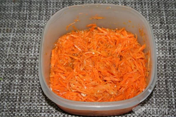 Рецепт: Квашеные баклажаны - с корейской морковью и зеленью Рецепт: Квашеные баклажаны - с корейской морковью и зеленью