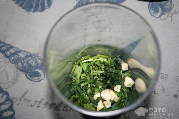 Рецепт: Лапша в зеленом соусе - адаптированный вариант китайской "зеленой лапши" Рецепт: Лапша в зеленом соусе - адаптированный вариант китайской "зеленой лапши"