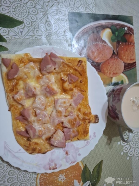 Рецепт: Ленивая пицца - Готовлю с любовью.