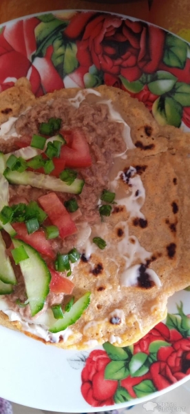 Рецепт: Лепешки из красной чечевицы с тунцом - С тунцом и овощами Рецепт: Лепешки из красной чечевицы с тунцом - С тунцом и овощами