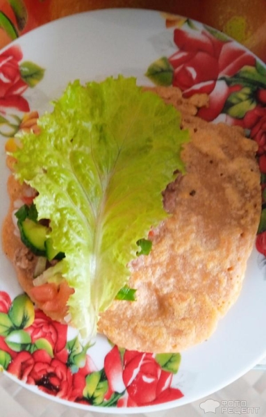 Рецепт: Лепешки из красной чечевицы с тунцом - С тунцом и овощами Рецепт: Лепешки из красной чечевицы с тунцом - С тунцом и овощами